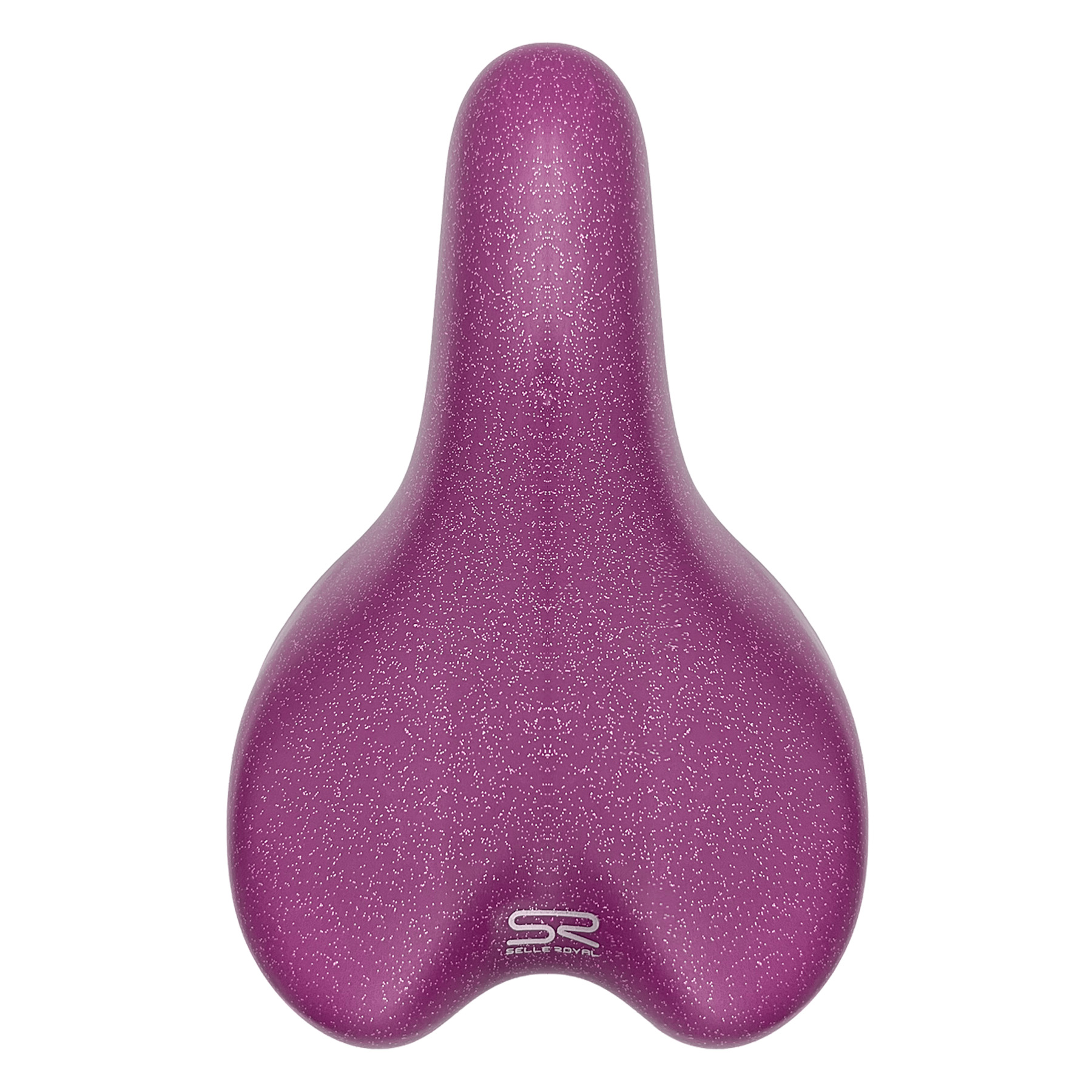 Spyder Glitter morado oscuro con broche / castaña